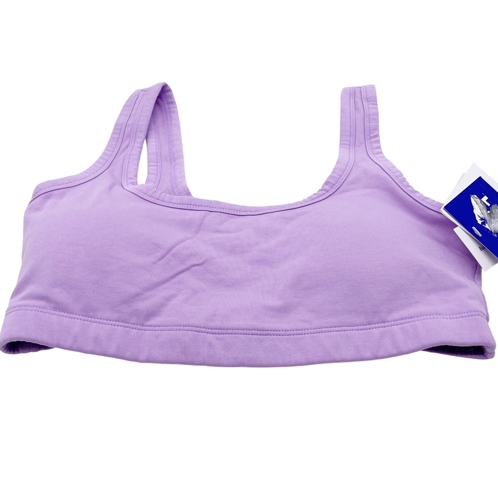 JoyLab Women's Purple Removable Pads Athletic Sports Bra Size Medium